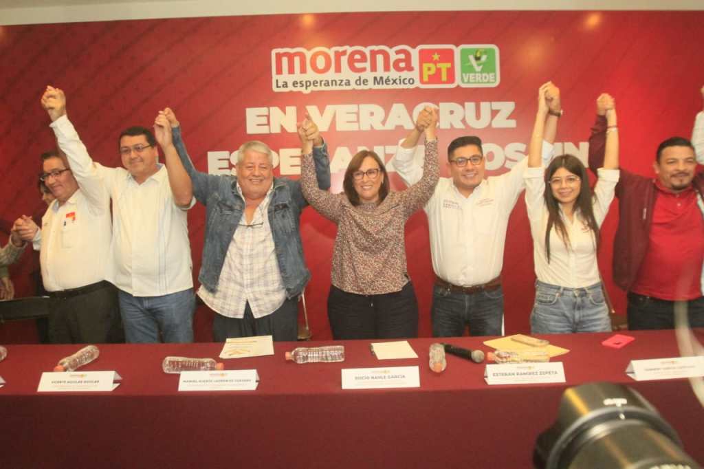 Morena presenta a Rocío Nahle como coordinadora estatal de la 4T en&nbsp;Veracruz