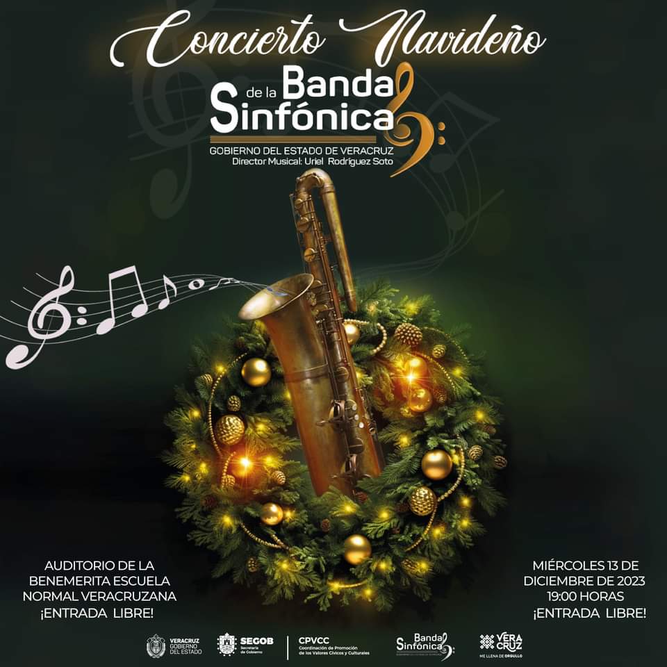 Invitan a disfrutar concierto navideño en la Normal Veracruzana; será totalmente&nbsp;gratuito