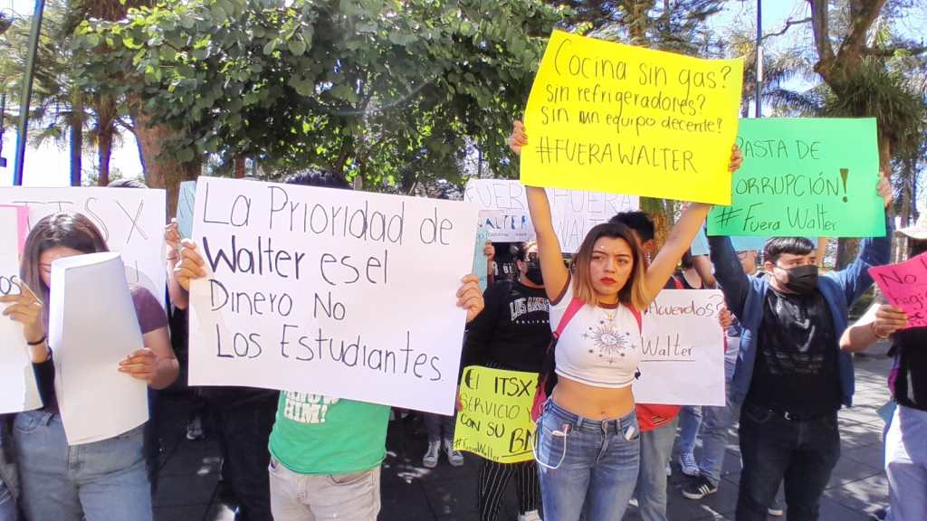 Protestas de estudiantes del Tecnológico de Xalapa cumplen 9&nbsp;días