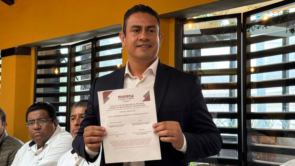Israel Cortés va por candidatura de Morena a la alcaldía de Emiliano&nbsp;Zapata