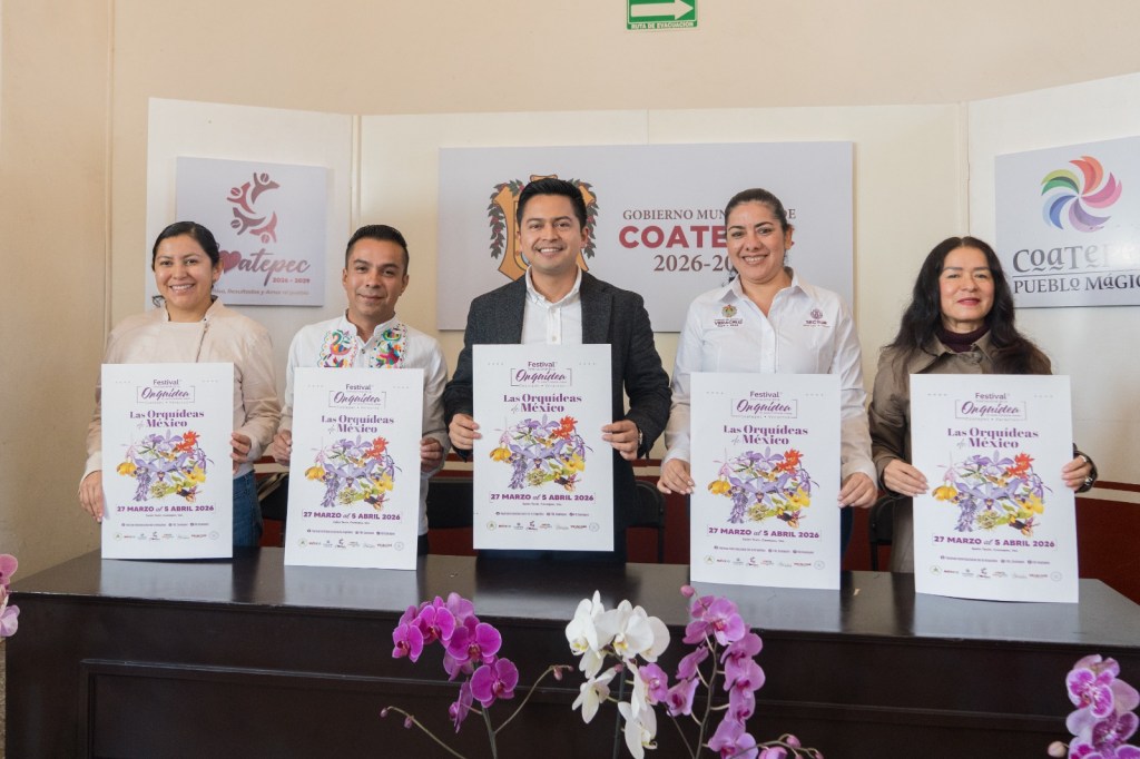 Autoridades de Coatepec anuncian el Festival Internacional de la Orquídea&nbsp;2026