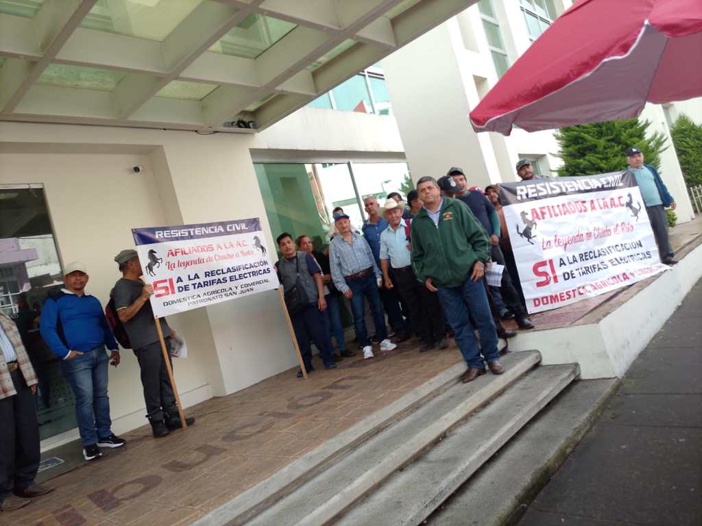 Protestan en Veracruz para exigir que energía eléctrica sea reconocida como derecho&nbsp;humano